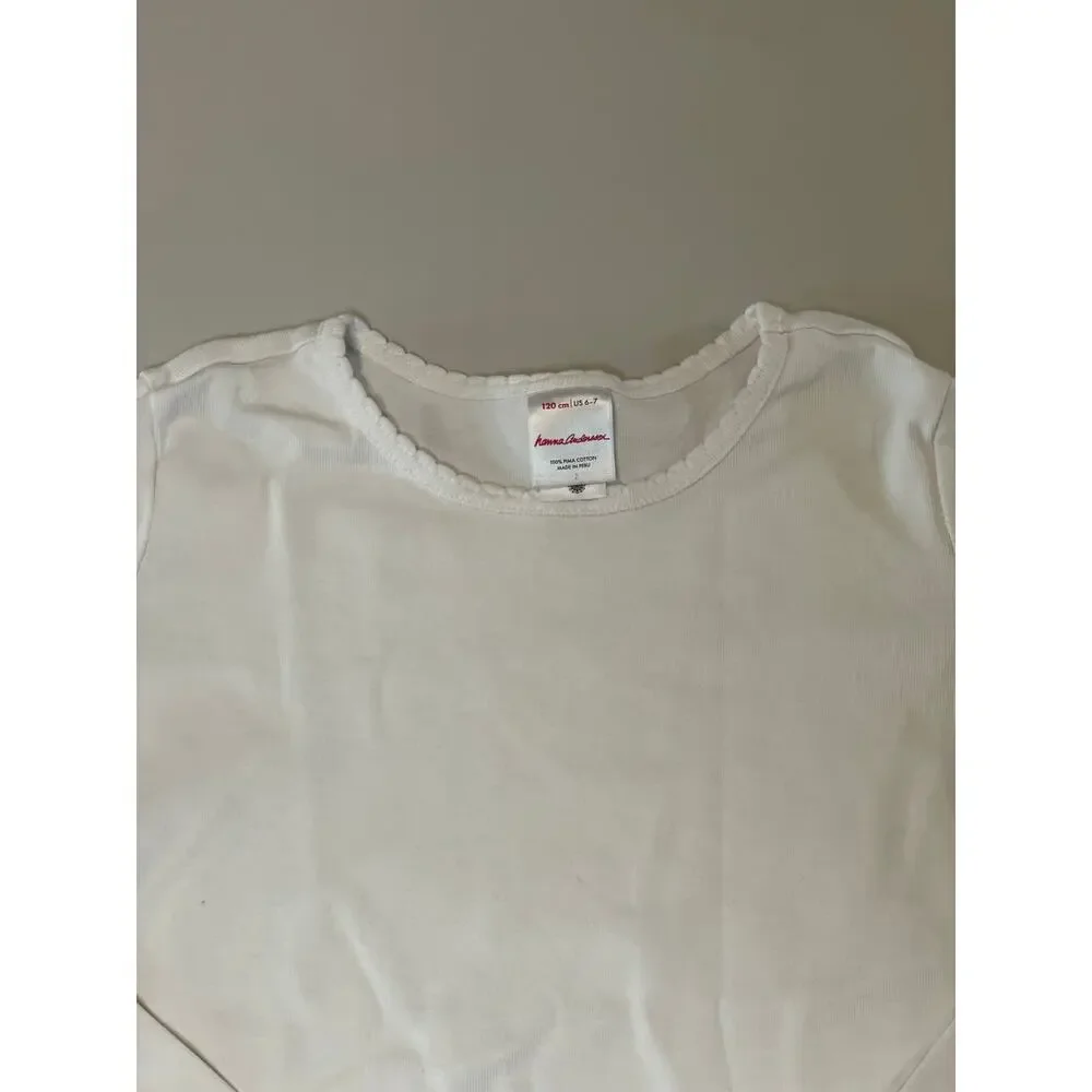 Hanna Andersson 100% Pima Cotton Long Sleeve Top Size S (6/7)